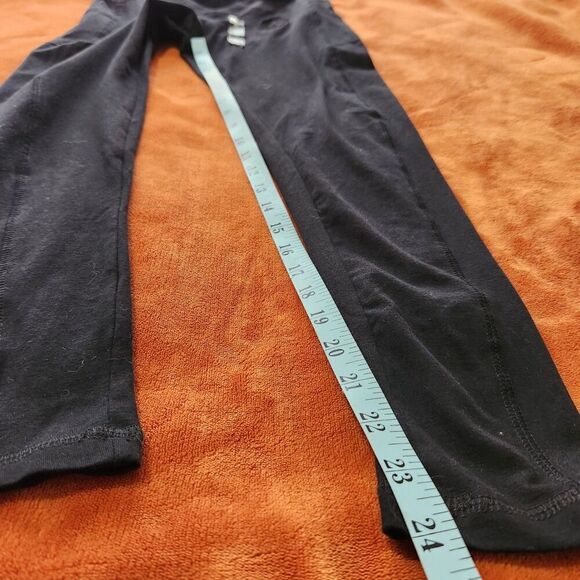 Beverly Hills polo club legging Women Medium Black Soft Cotton High Waist.   B14 - Picture 9 of 11